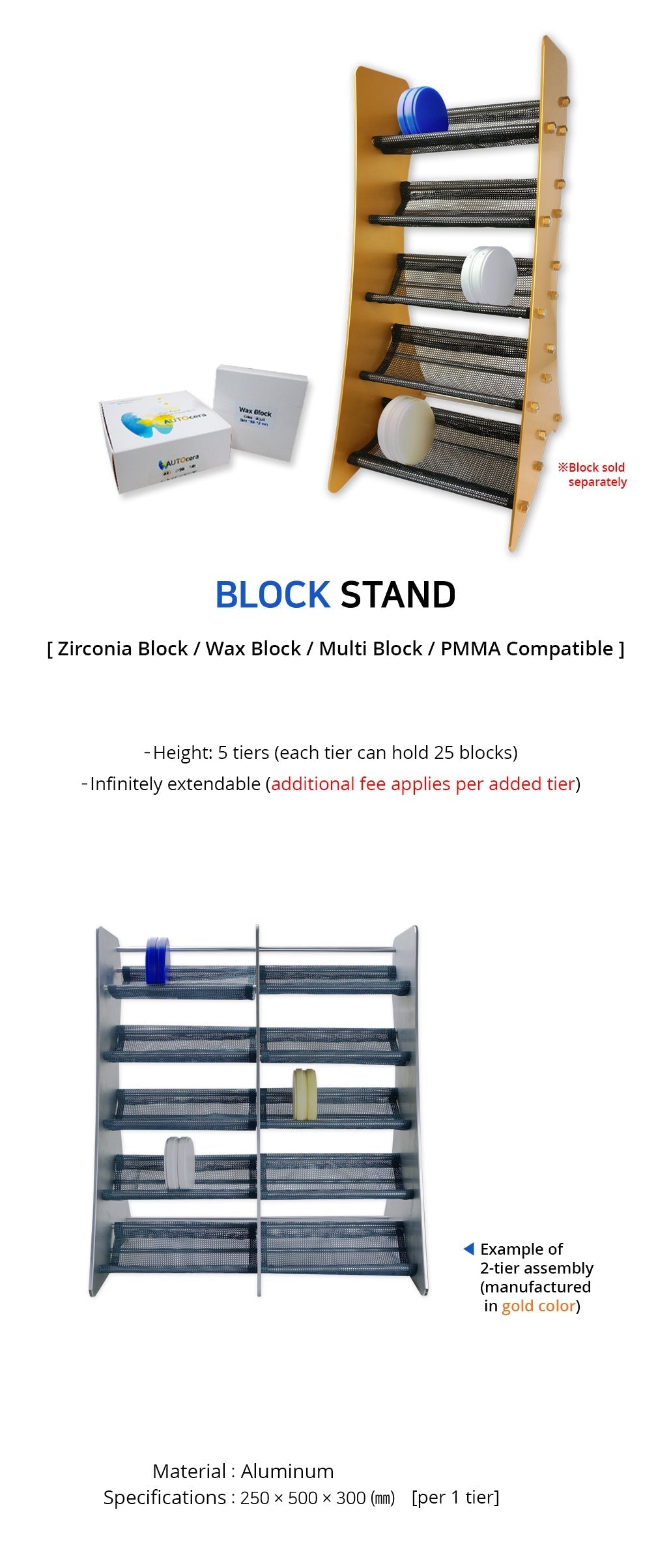 Lepio Block Stand