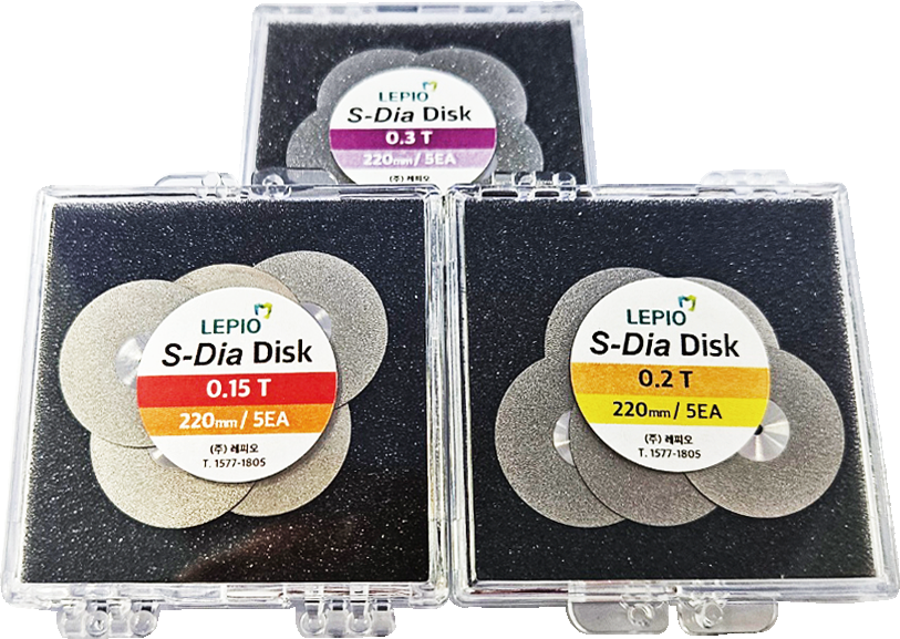 Lepio S-Dia Disk product boxes